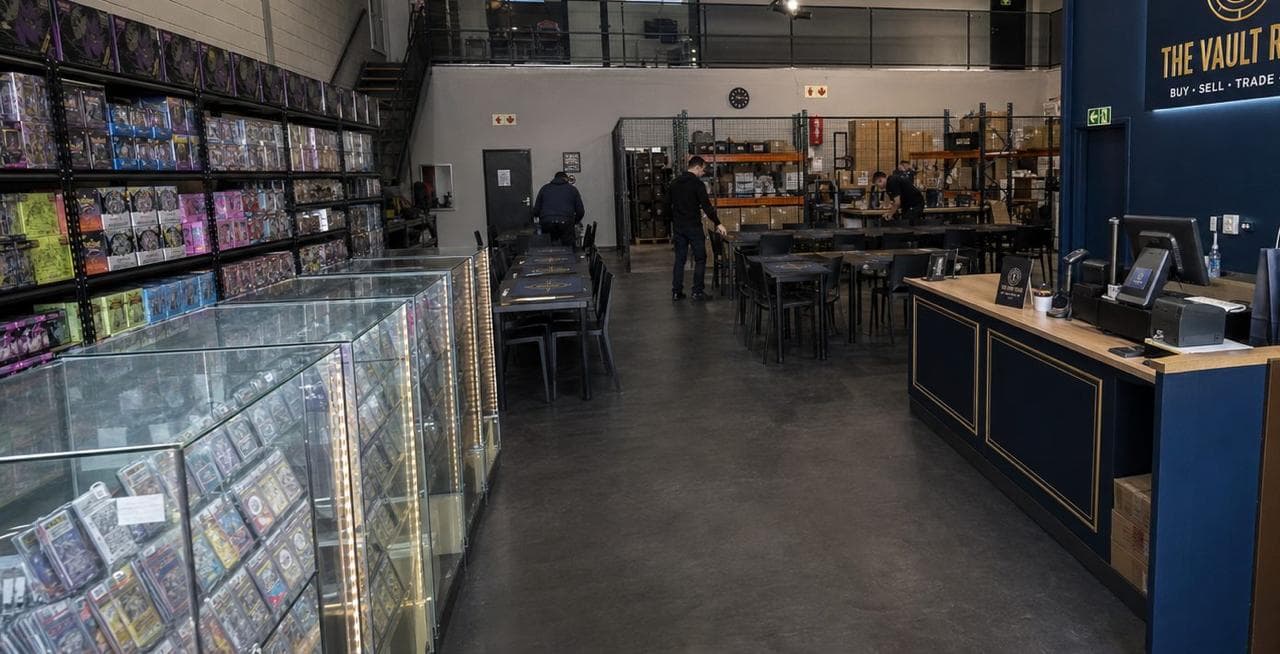 The Vault Room fulfilment and tournament centre at Glenkey Mews Business Park