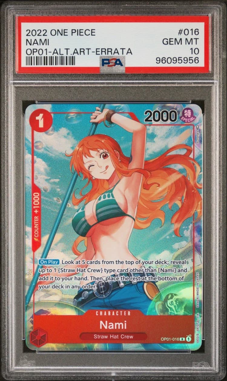 Nami (Parallel) (JP) - Romance Dawn - OP01-016 - Foil - graded slab
