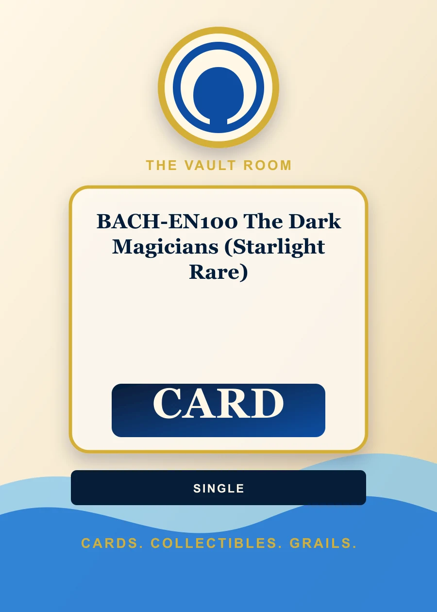 BACH-EN100 The Dark Magicians (Starlight Rare) slab