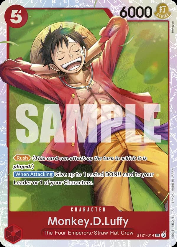 ST21-014 Monkey.D.Luffy (Magazine Promo) (JP) slab
