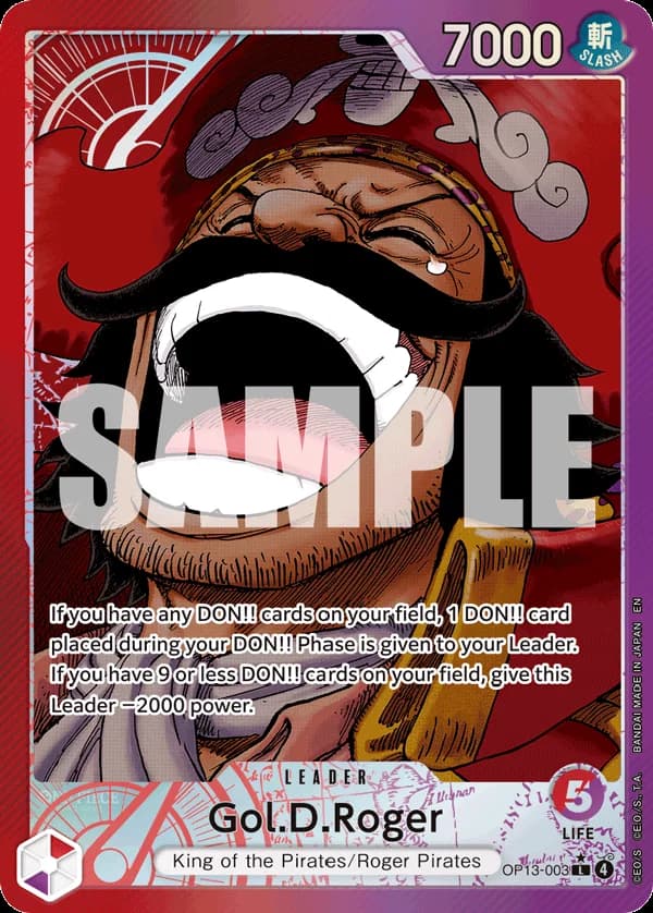 OP13-003 Gol.D.Roger (003) (Alternate Art) slab