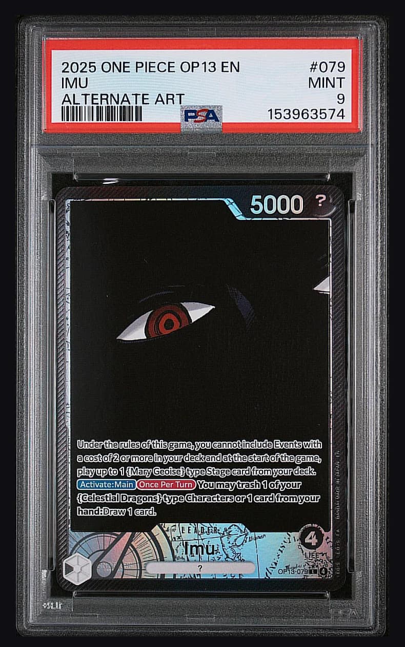 OP13-079 Imu (Alternate Art) PSA 9.0 MINT slab