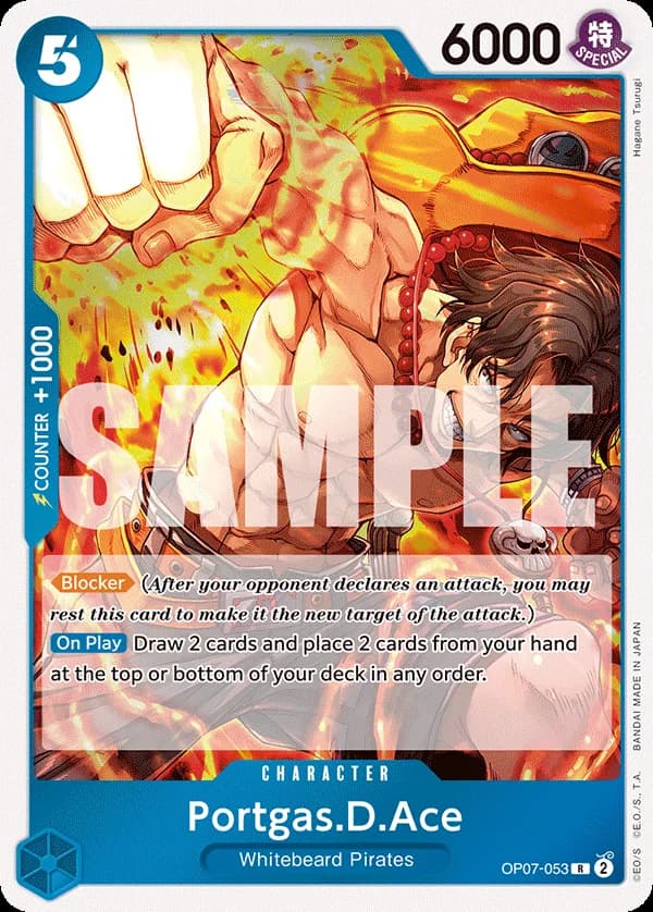 OP07-053 Portgas.D.Ace (Winner Pack 2024 Oct.-Dec.) slab