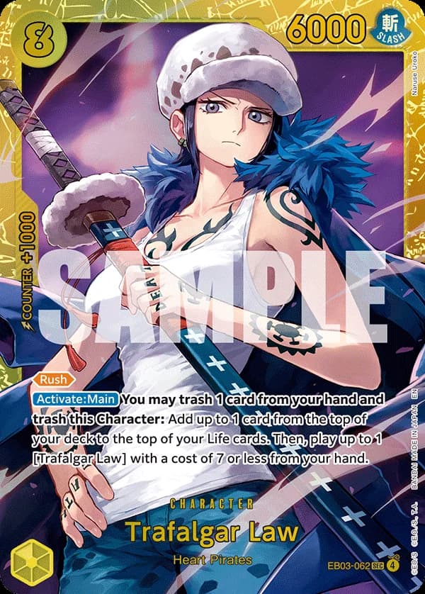 EB03-062 Trafalgar Law slab
