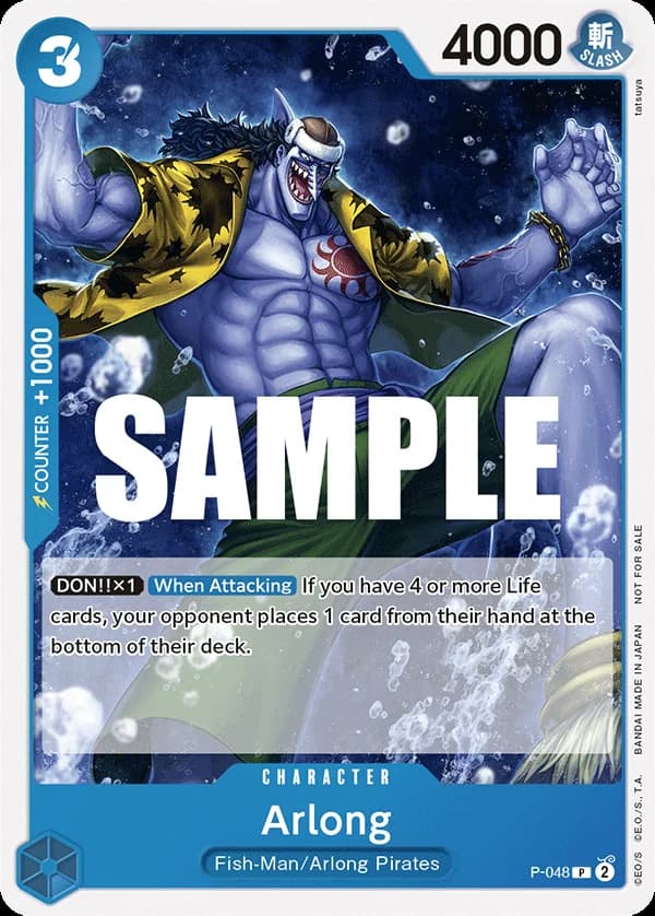 P-048 Arlong (Premium Card Collection -Live Action Edition-) slab