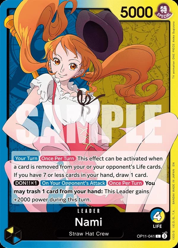 OP11-041 Nami - OP11-041 (Nami Deck) slab