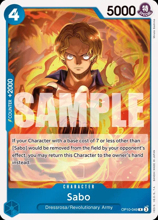 OP10-049 Sabo (Premium Card Collection -Best Selection Vol. 4-) slab