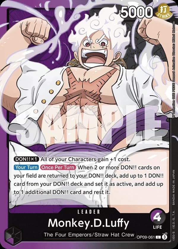 OP09-061 Monkey.D.Luffy (OP09-061) slab