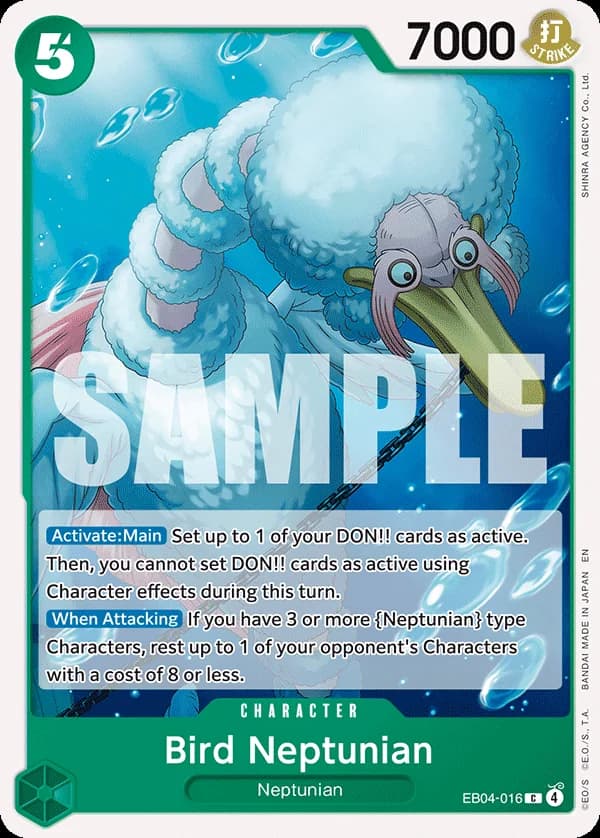 EB04-016 Bird Neptunian (JP) slab
