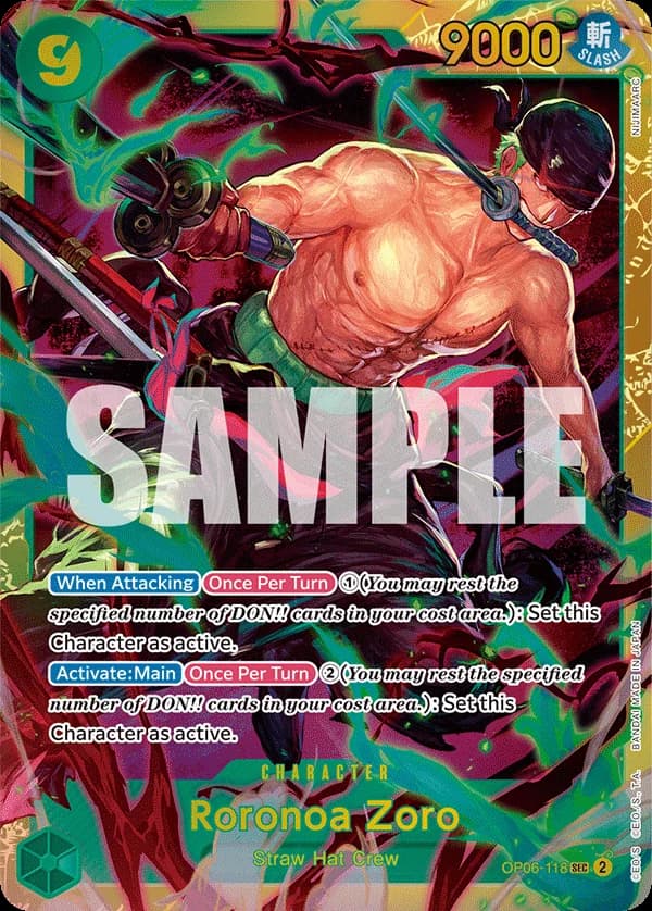 OP06-118 Roronoa Zoro slab