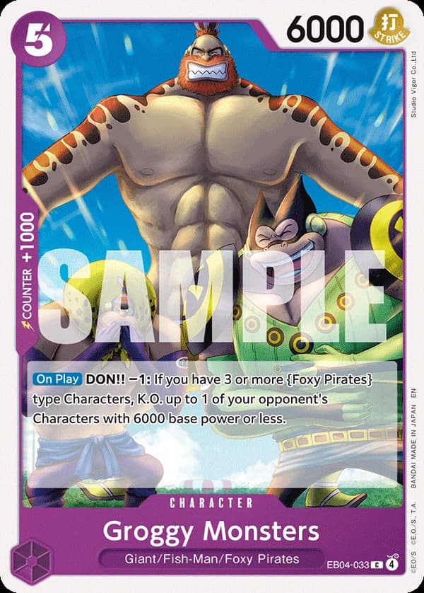 EB04-033 Groggy Monsters (JP) slab
