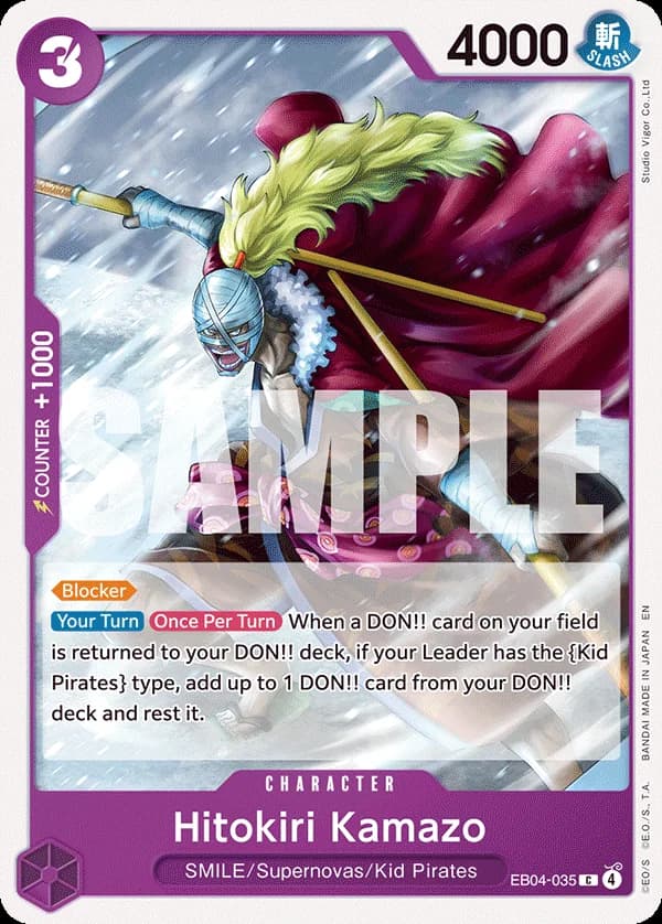 EB04-035 Hitokiri Kamazo (JP) slab