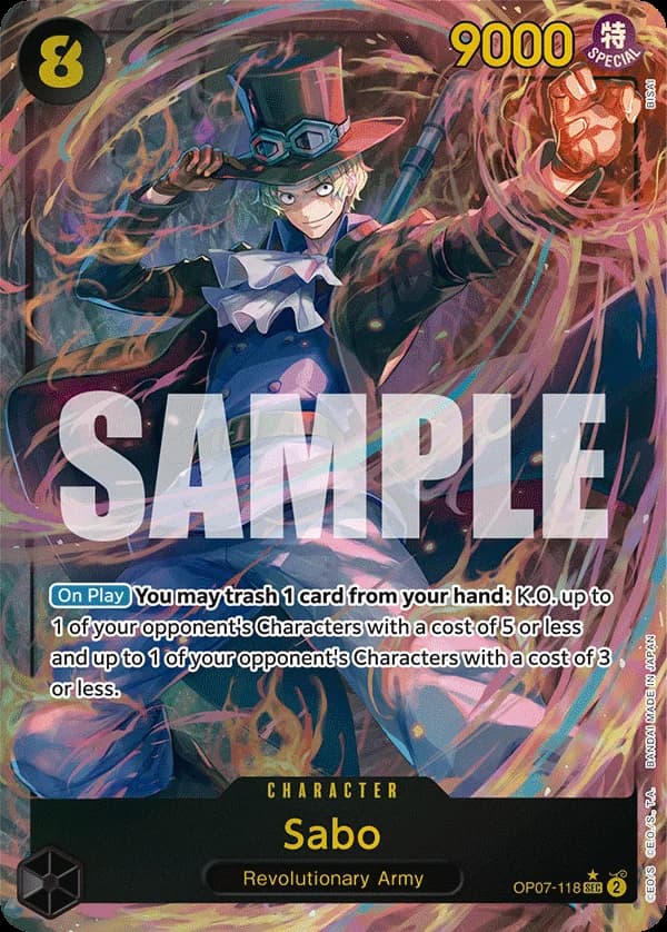 OP07-118 Sabo (Parallel) (JP) slab