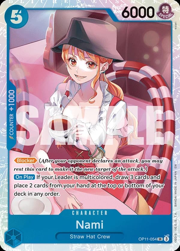 OP11-054 Nami - OP11-054 (Nami Deck) slab