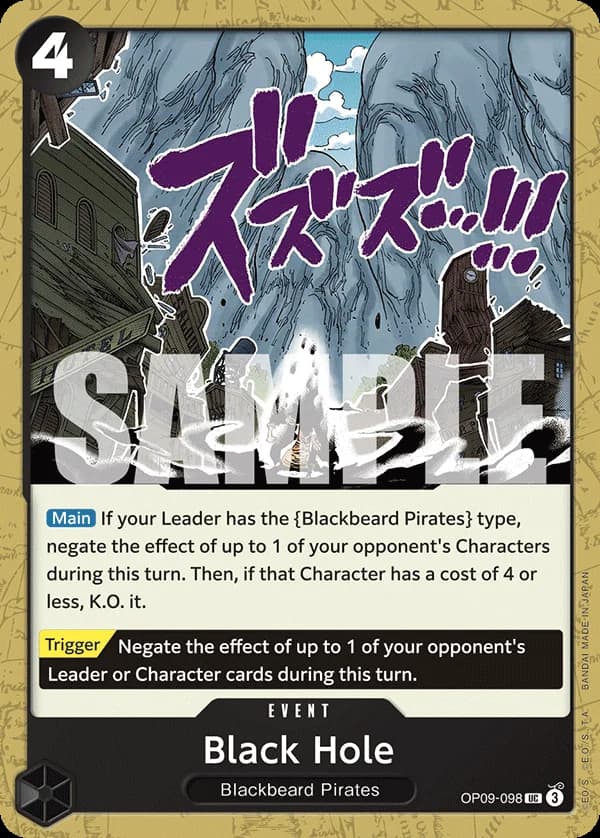 OP09-098 Black Hole (JP) slab