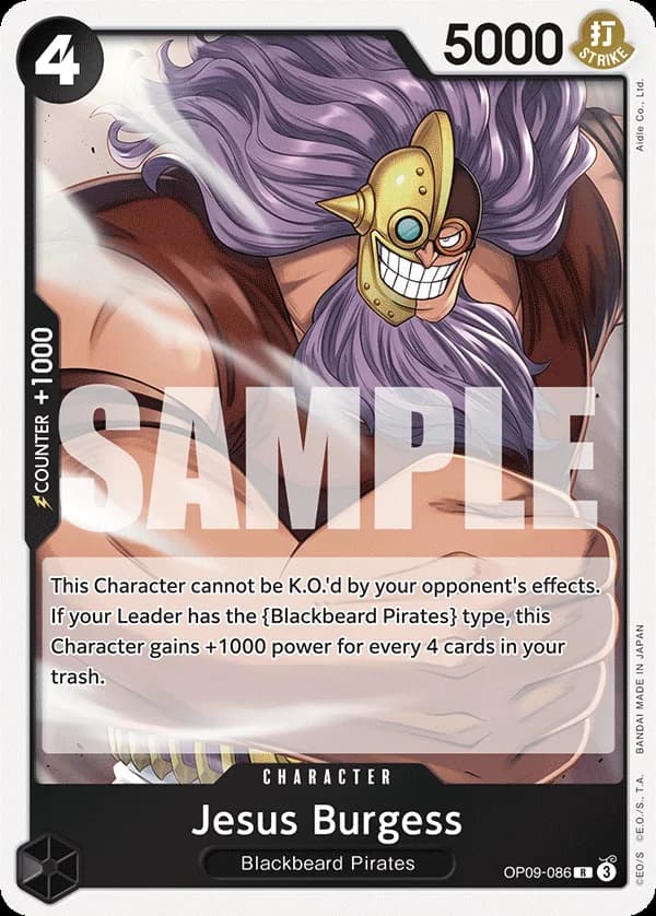 OP09-086 Jesus Burgess (JP) slab