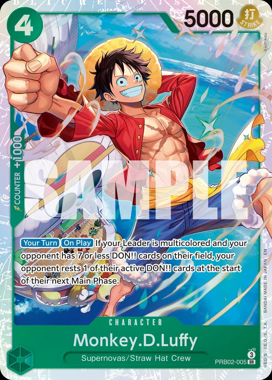PRB02-005 Monkey.D.Luffy (JP) slab
