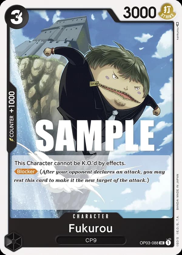 OP03-088 Fukurou (PCC -BANDAI CARD GAMES Fest. 23-24 Edition-) slab