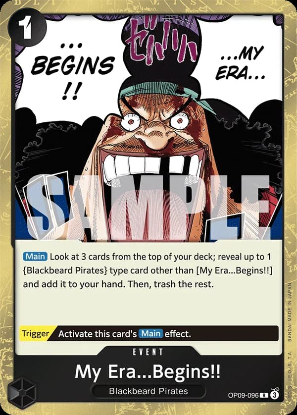 OP09-096 My Era...Begins!! (JP) slab