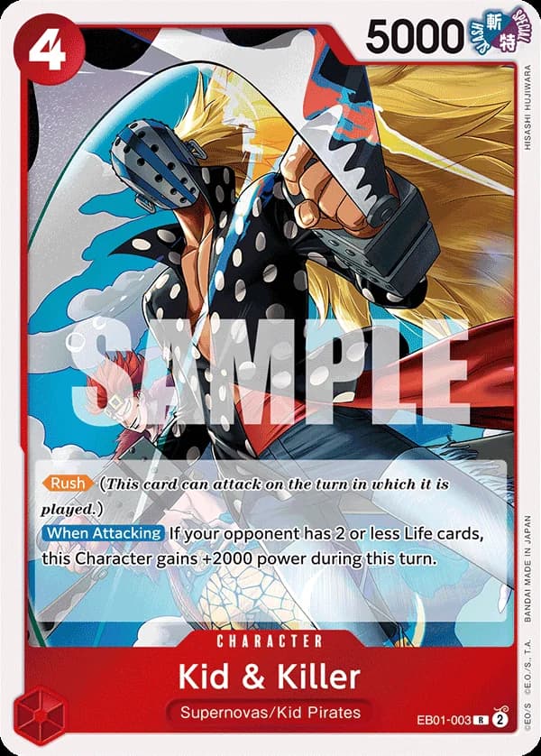 EB01-003 Kid & Killer slab