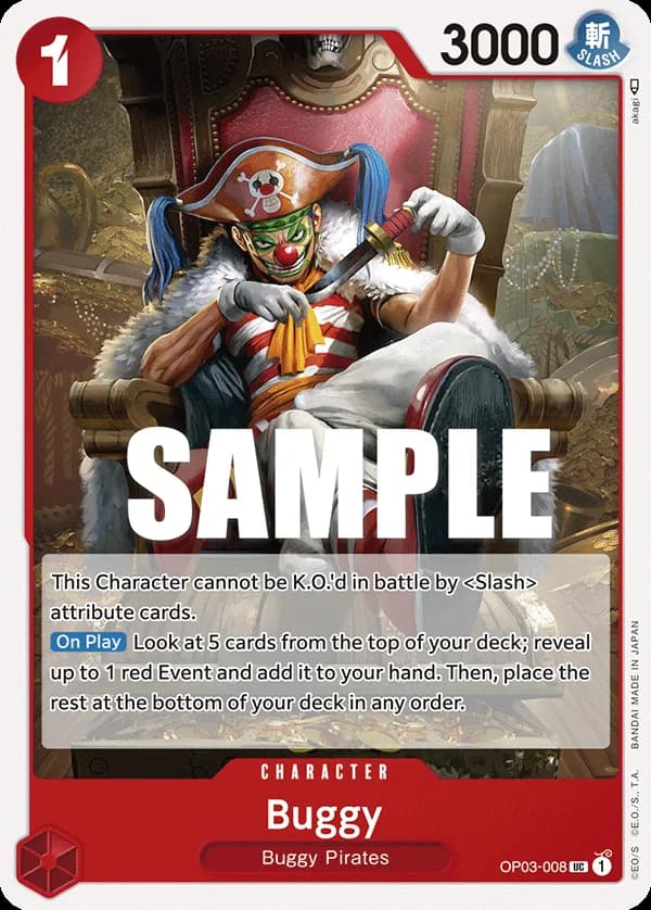 OP03-008 Buggy (JP) slab