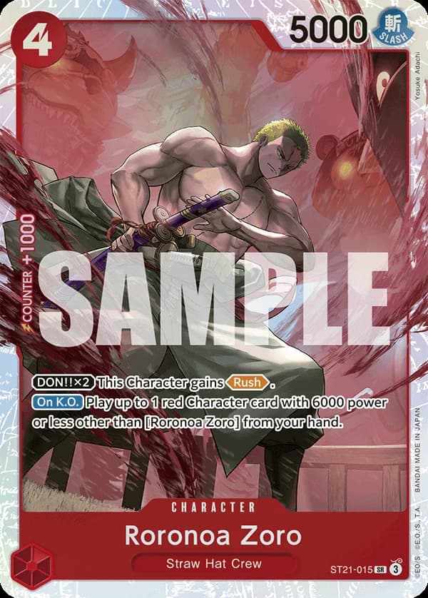ST21-015 Roronoa Zoro slab