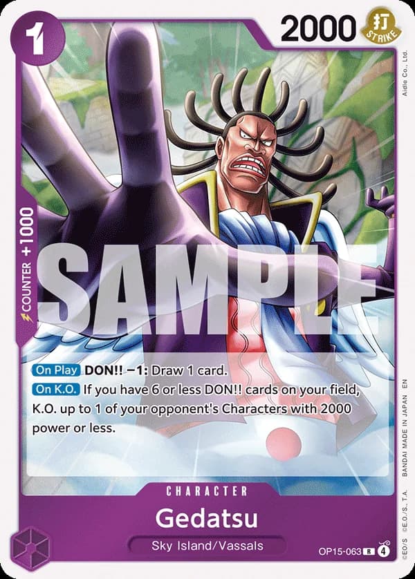 OP15-063 Gedatsu (JP) slab