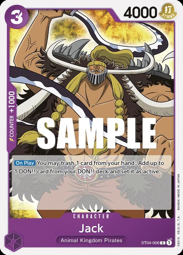 ST04-008 Jack (PCC -BANDAI CARD GAMES Fest. 23-24 Edition-) slab