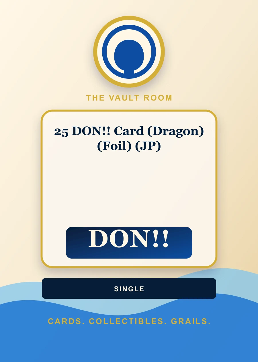 25 DON!! Card (Dragon) (Foil) (JP) slab