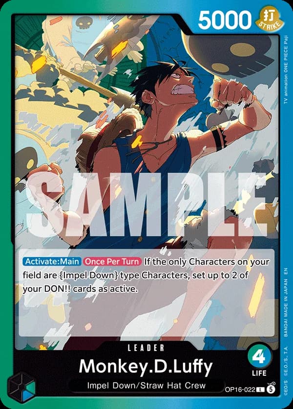 OP16-022 Monkey.D.Luffy (JP) slab