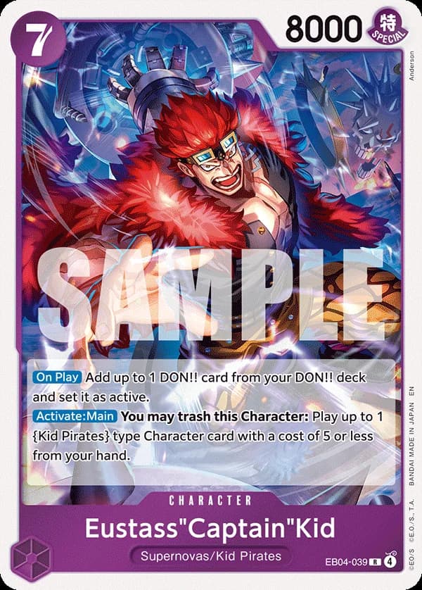 EB04-039 Eustass"Captain"Kid (JP) slab