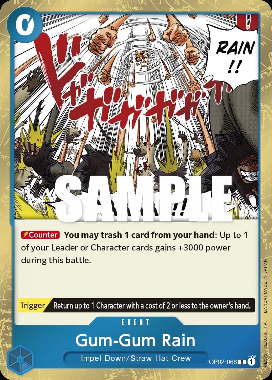 OP02-068 Gum-Gum Rain (JP) slab