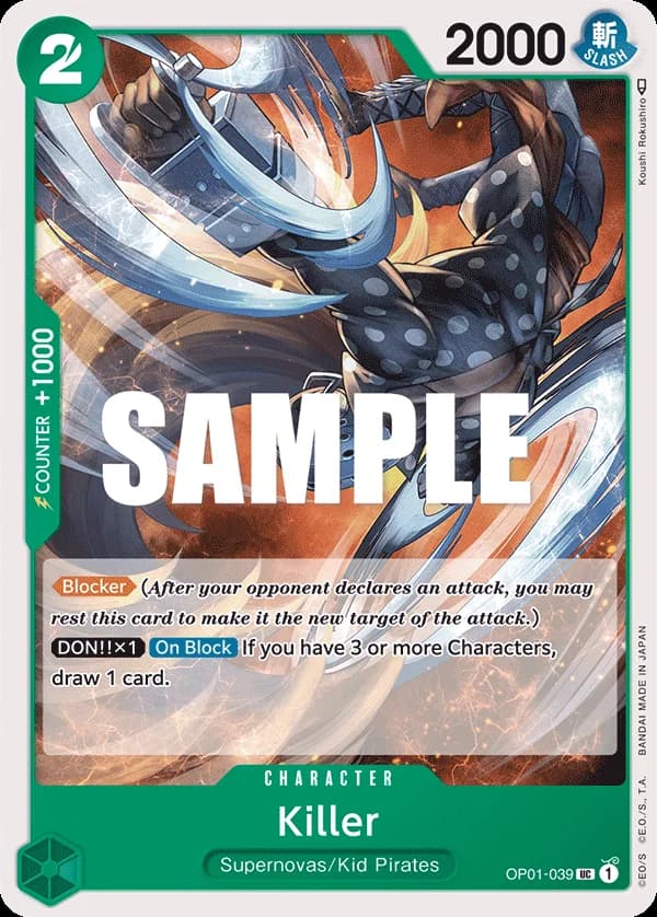 OP01-039 Killer (JP) slab
