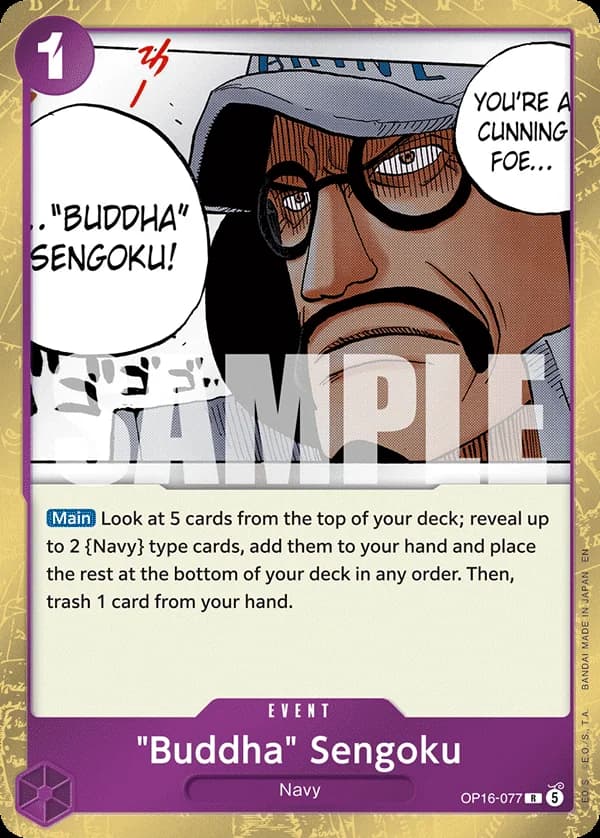 OP16-077 "Buddha" Sengoku (JP) slab