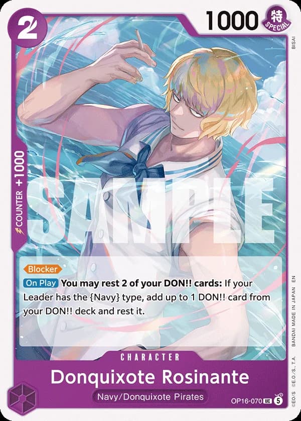 OP16-070 Donquixote Rosinante (JP) slab