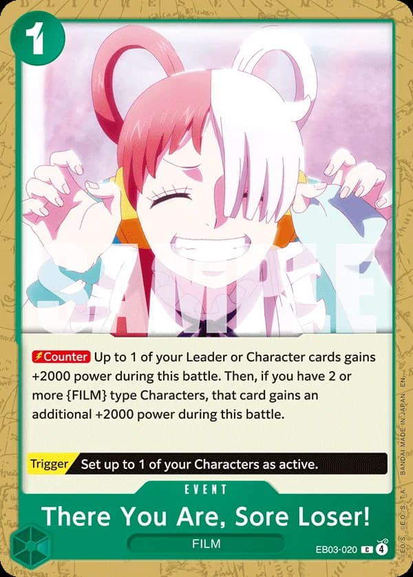 EB03-020 There You Are; Sore Loser! (JP) slab