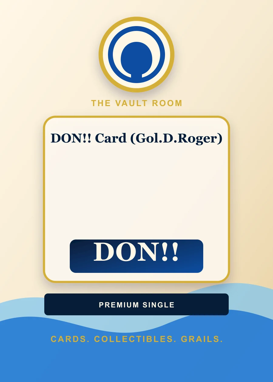 DON!! Card (Gol.D.Roger) slab