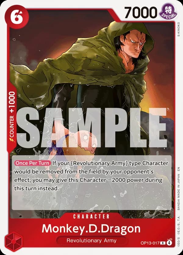 OP13-017 Monkey.D.Dragon slab