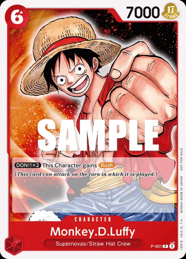 P-001 Monkey.D.Luffy (Promotion Pack 2022) slab