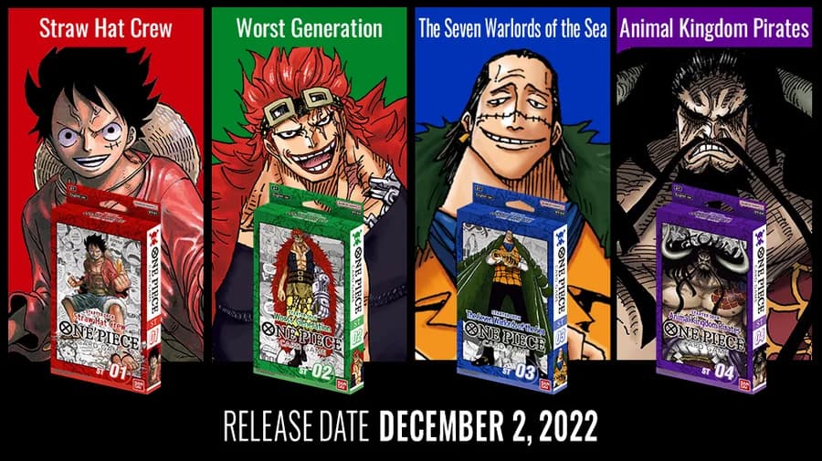 ST-01 ONE PIECE CARD GAME STARTER DECK -Straw Hat Crew- [ST-01]… slab