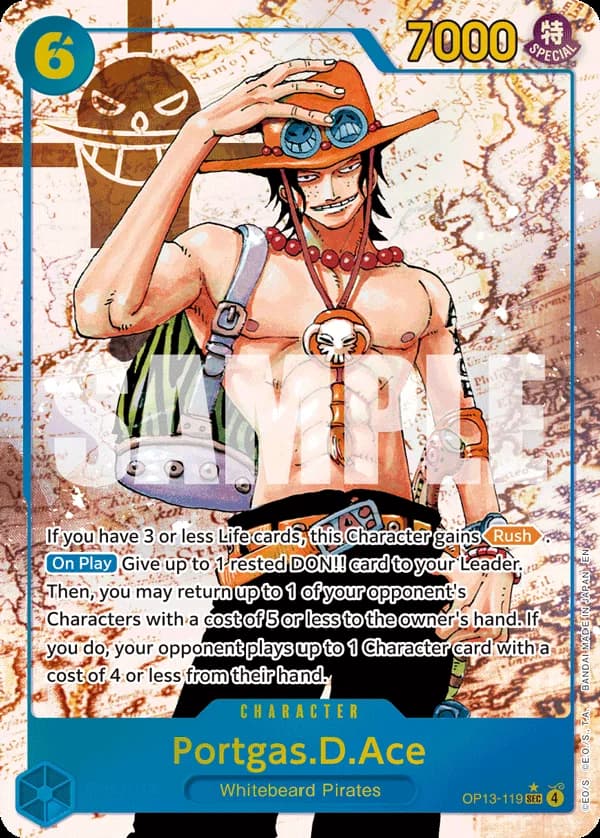 OP13-119 Portgas.D.Ace (119) (Parallel) slab