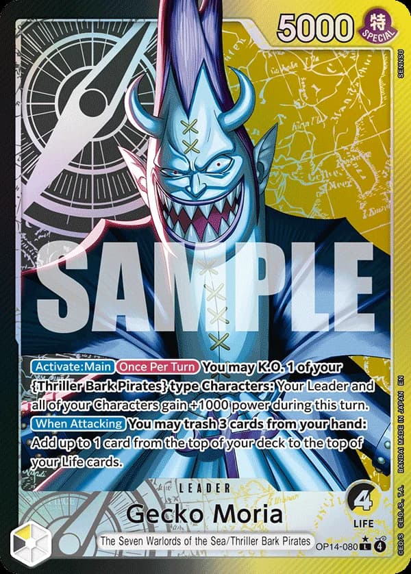 OP14-080 Gecko Moria - OP14-080 (Alternate Art) slab