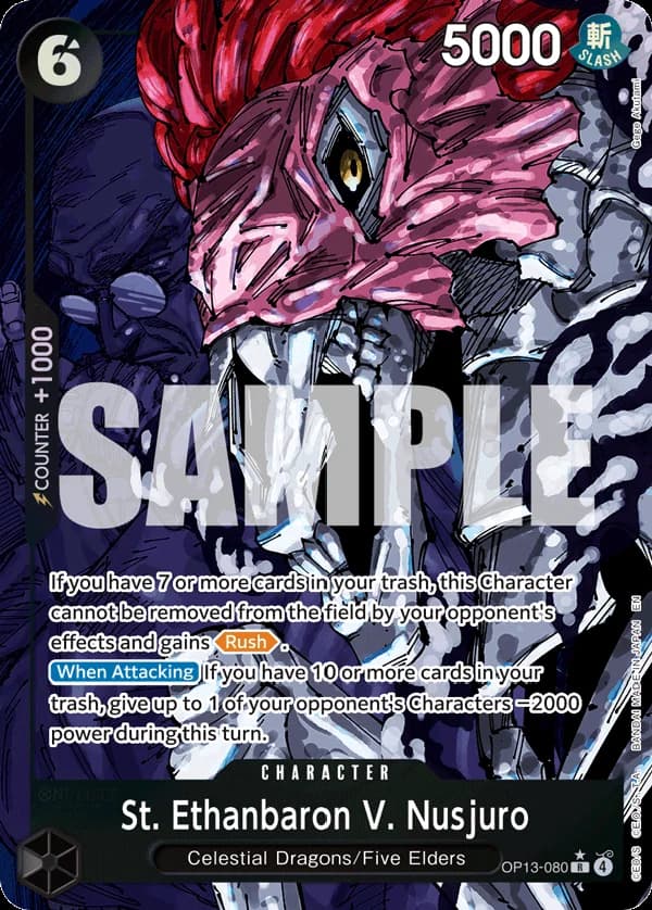 OP13-080 St. Ethanbaron V. Nusjuro (Alternate Art) slab