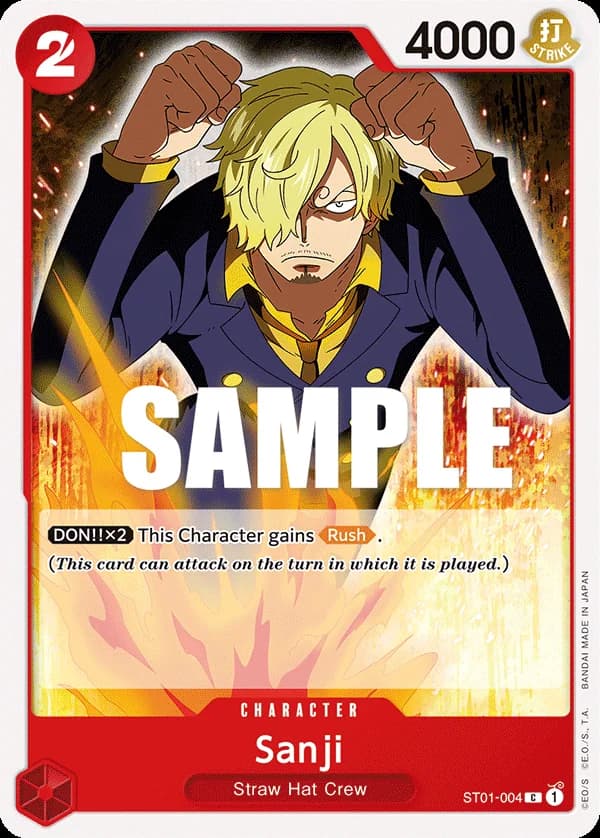 ST01-004 Sanji (PCC -ONE PIECE FILM RED Edition-) slab