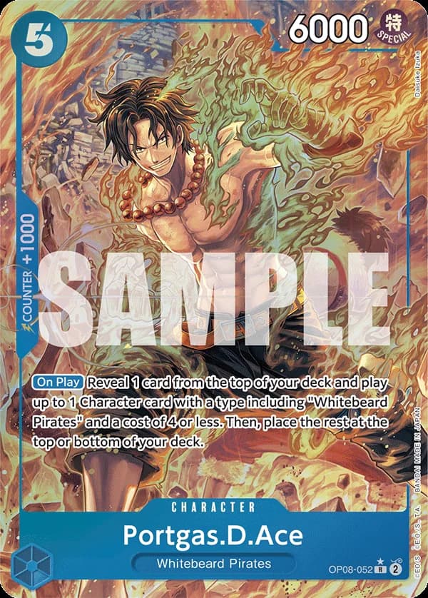 OP08-052 Portgas.D.Ace (Parallel) slab