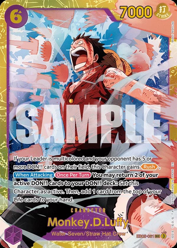 EB02-061 Monkey.D.Luffy (061) slab