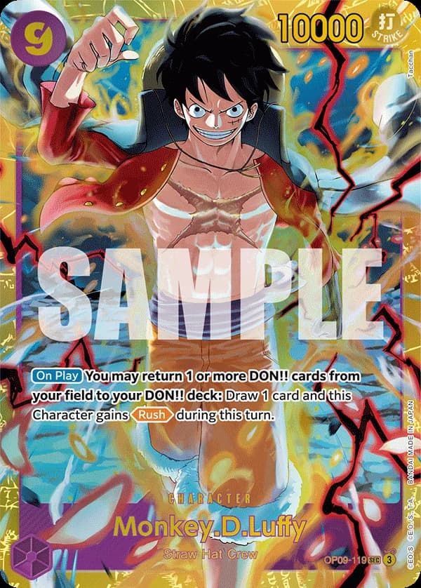 OP09-119 Monkey.D.Luffy (119) slab