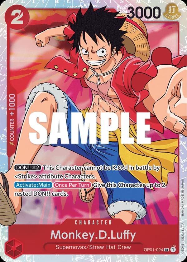 OP01-024 Monkey.D.Luffy (024) slab