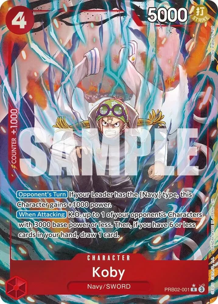 Koby (Alternate Art) - Premium Booster -The Best- Vol. 2 - PRB02-001 - Foil - graded slab