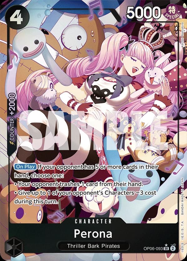 Perona (093) (Alternate Art) - Wings of the Captain - OP06-093 - Foil - card